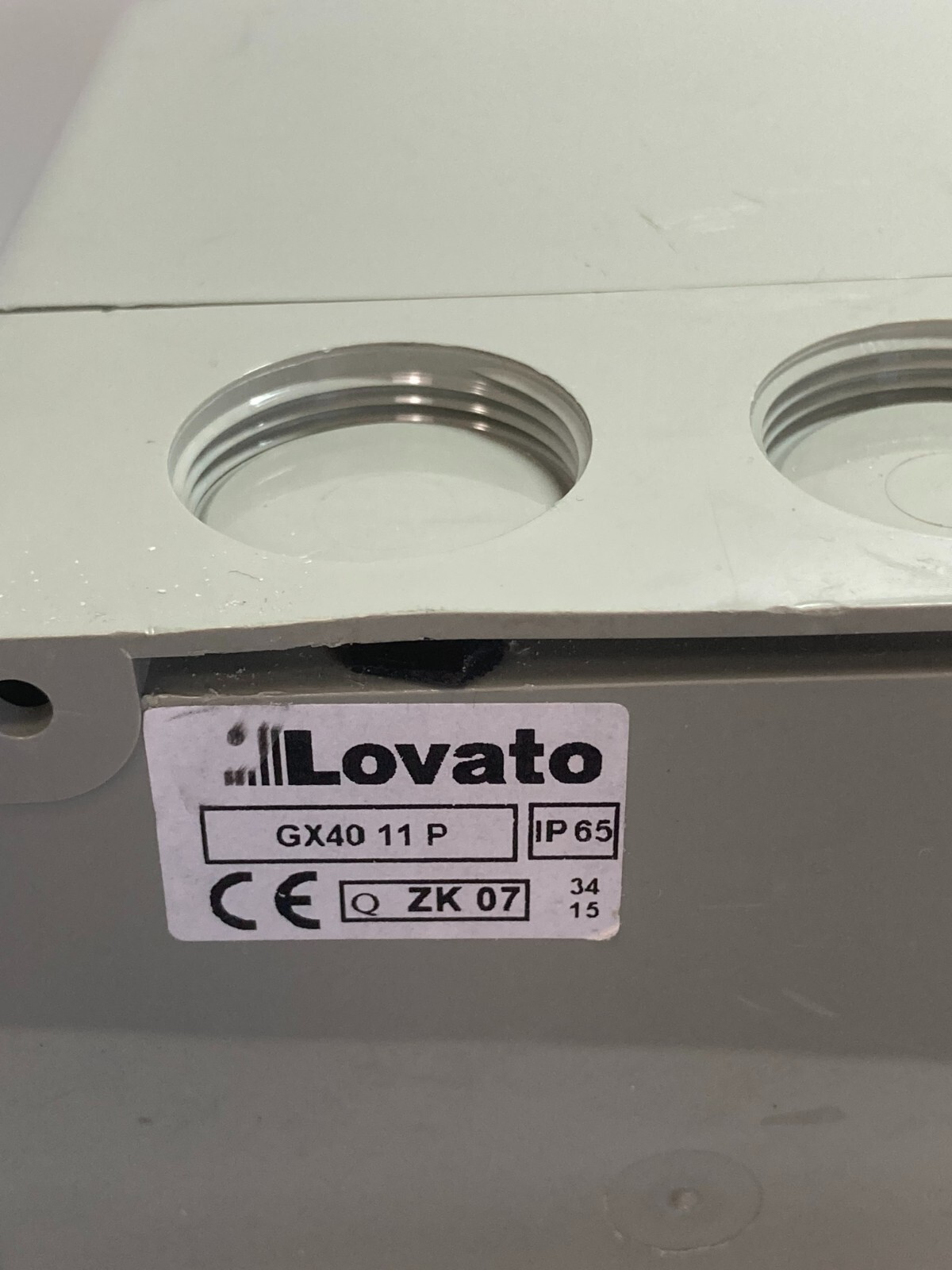 LOVATO GX40 11 P ROTARY CAM SWITCH 3PHASE 3 POSTION WITH HOUSING IP65 NNB