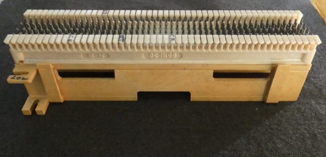 Siemon Co 66MI-50 50 Pair Punch Down Patch Panel Telco Termination Block