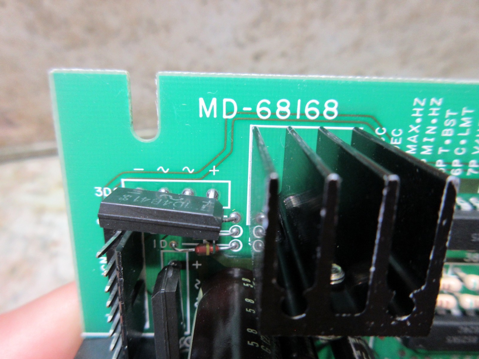 KYOSAN CIRCUIT BOARD KCP-2 LHPI-2 MD-68168 CNC BALDOR RELIANCE WARRANTY