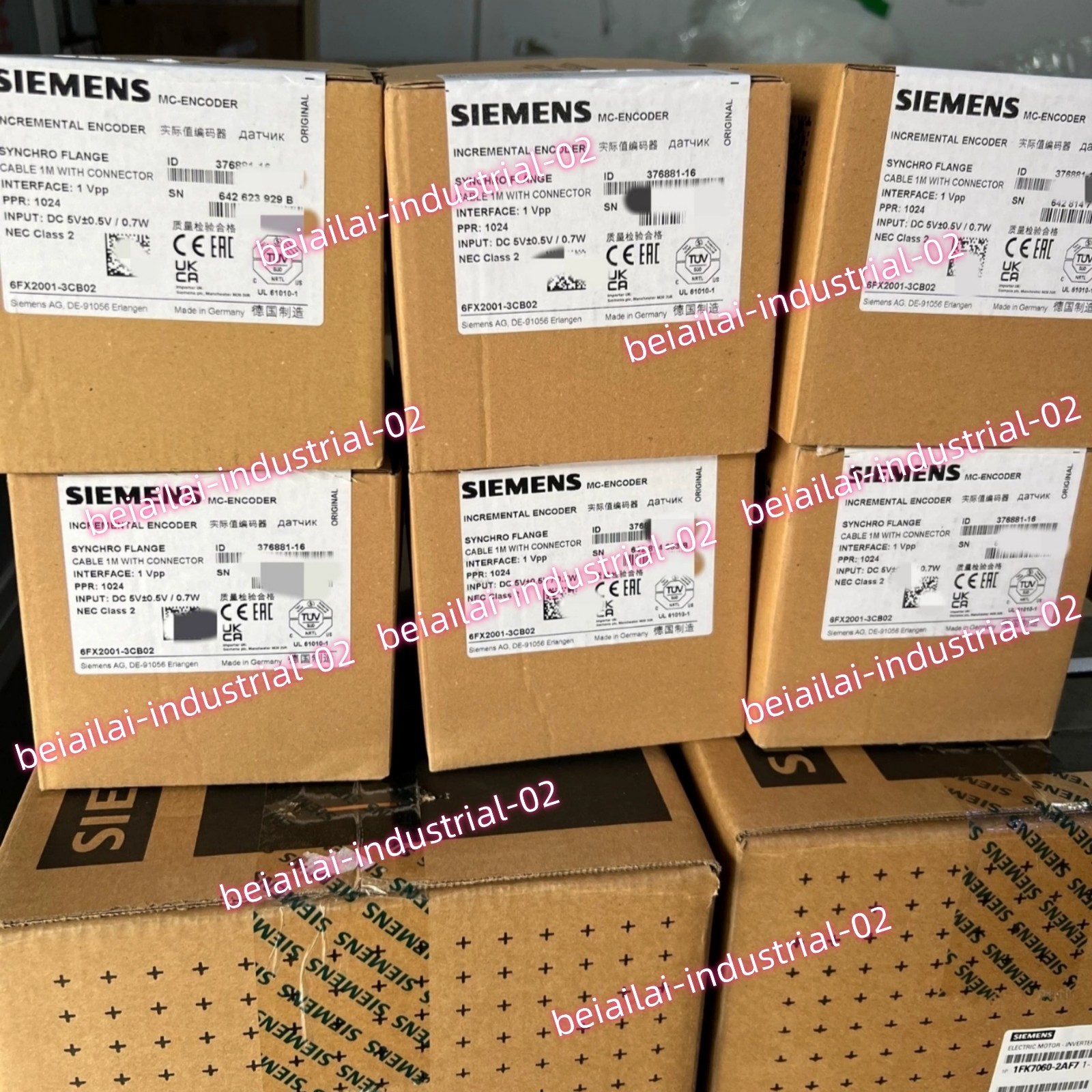 SIEMENS Actual Value Encoder 6FX2001-3CB02#1pcs new in box