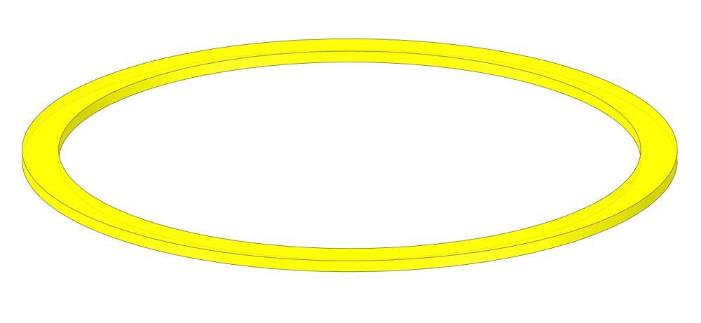 MBU-30X2.5X1.3 – MBU Back-Up Ring with an ID 30.000 X OD 35.000 X Height 1.300