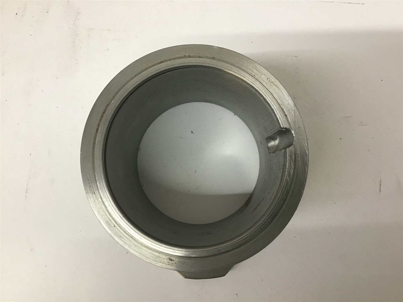 Flanged Housing End 71 3/4 mm ID 91 mm OD 7 1/2 mm Key 8 mm Bolt Hole ID
