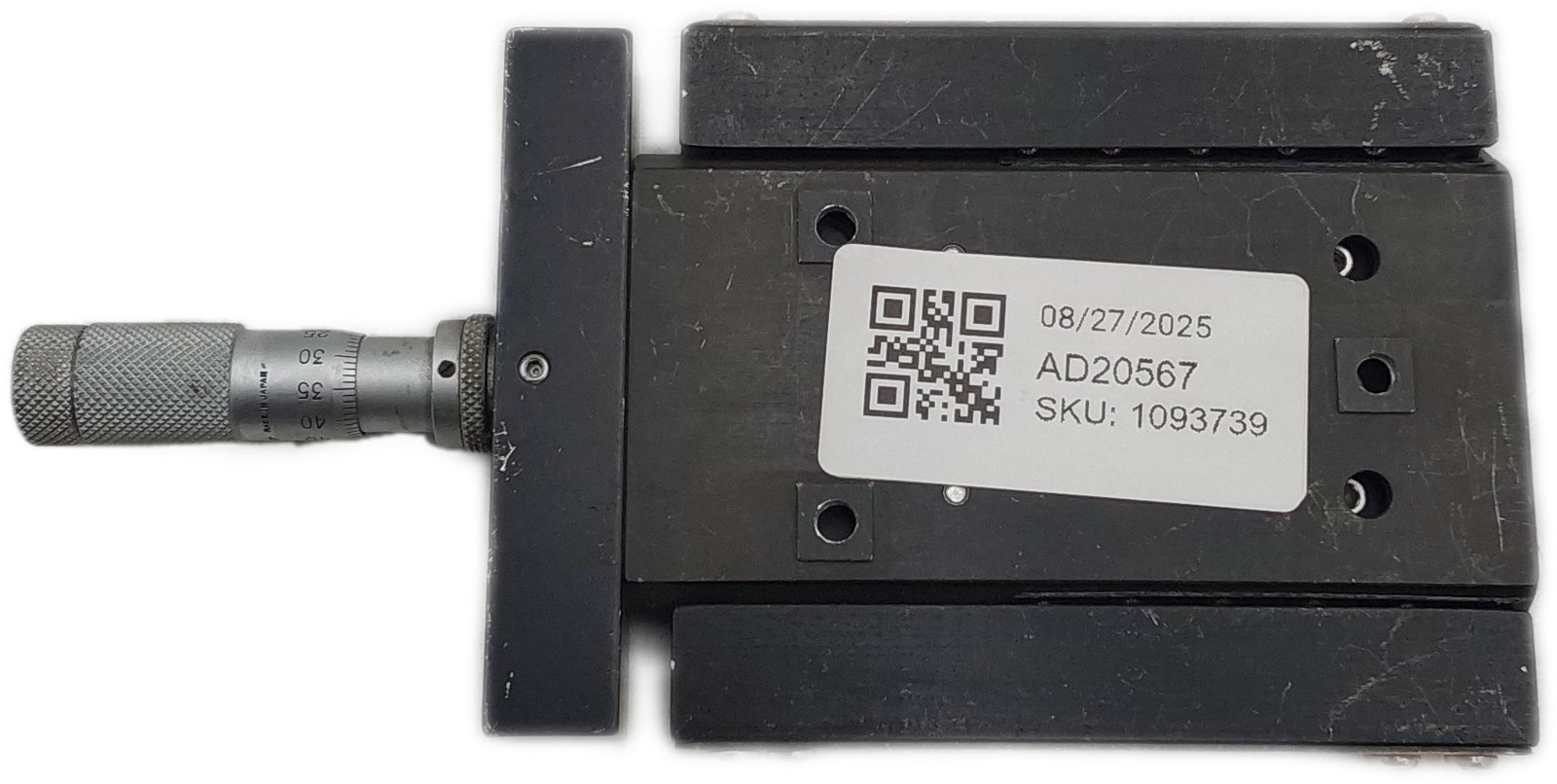 Oriel 3″x3.5″ Translation Positioner Stage w/0-13mm Mitutoyo Mic