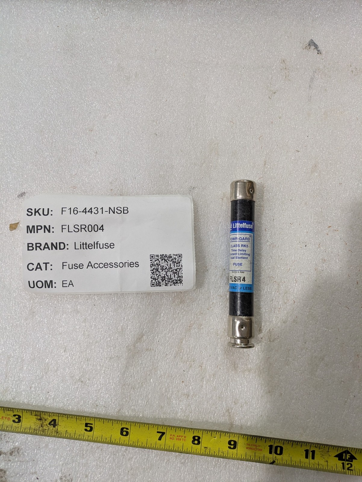 Littelfuse FLSR4 4A 600VAC Class RK5 Time Delay Cartridge Fuse LOT OF 3