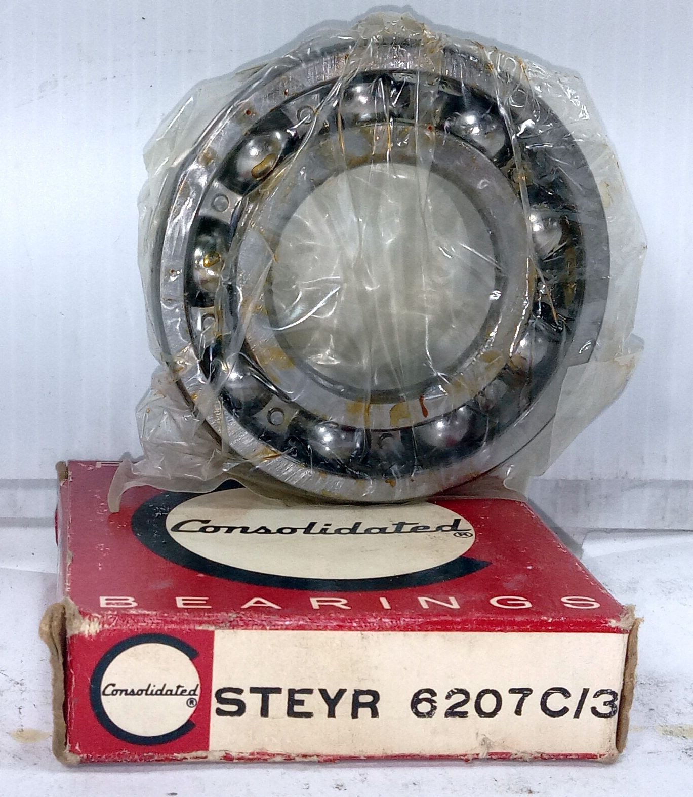 1 NEW STEYR 6207C/3 35X72X17mm RADIAL DEEP GROOVE BALL BEARING NIB *MAKE OFFER*