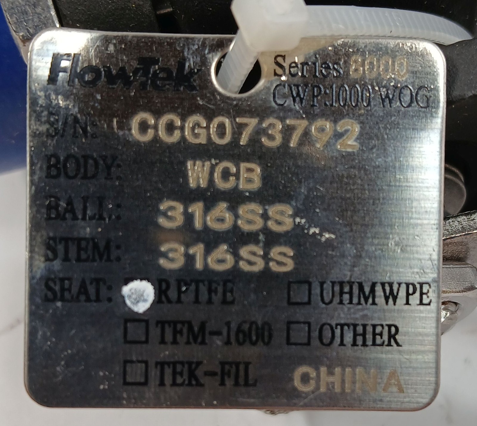 1 NEW FLOWTEK BRAY CCGO73793 ¾” STAINLESS STEEL BALL VALVE WELD NNB *MAKE OFFER*
