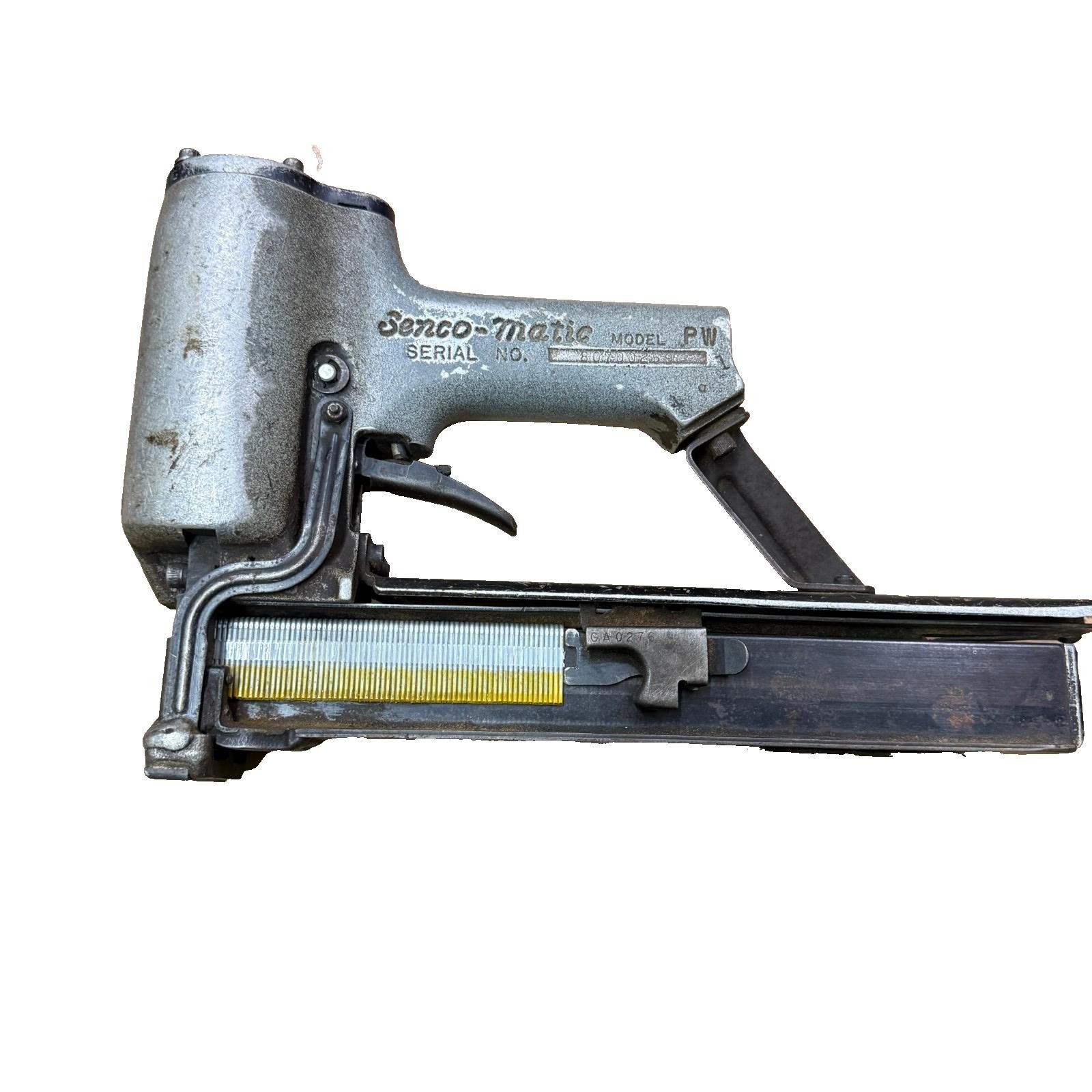 ✅SENCO-MATIC MODEL PW ROOFING STAPLER TOOL Large Pneumatic Staple Gun *See Video